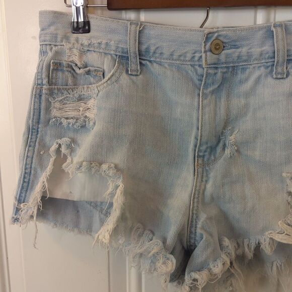 Hollister short short high-rise destroyed five pocket booty shorts - Picture 2 of 16